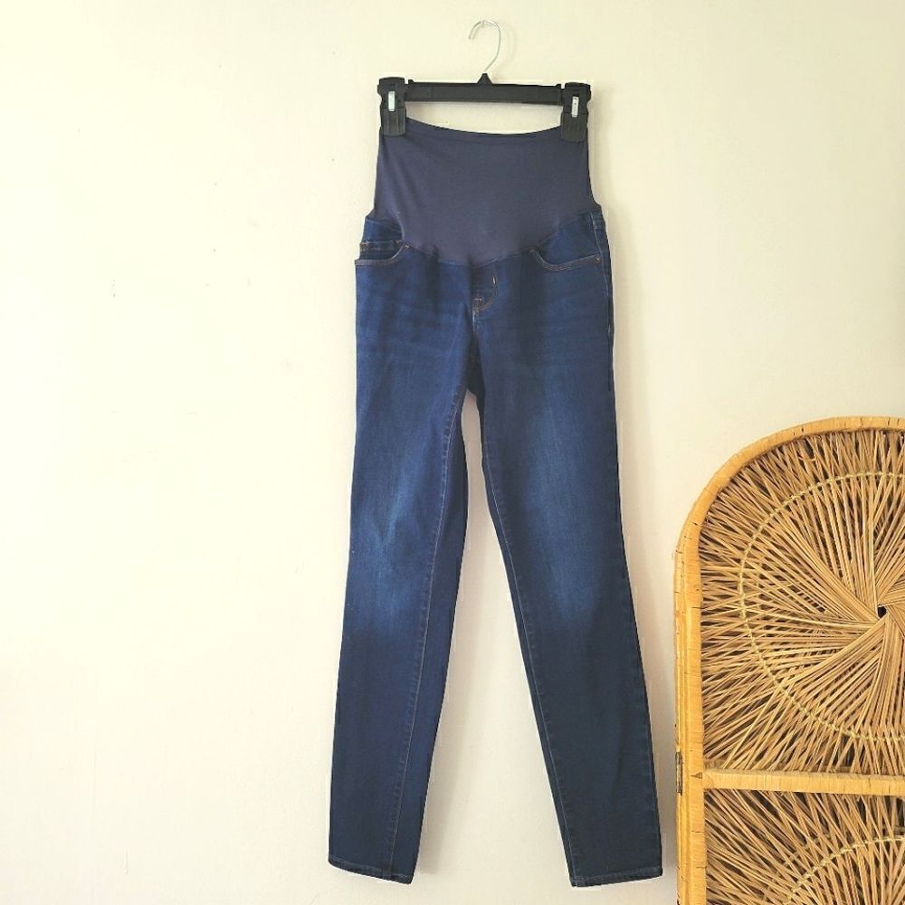 Old Navy Maternity Skinny Jeans Full Panel Fern 4